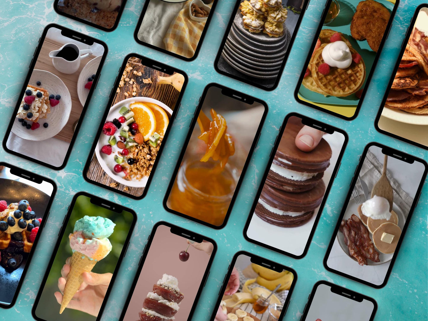 220+ Breakfast & Sweets Reels | Vertical Food Video Templates | Canva Editable | Dessert and Morning Meals for TikTok and Instagram