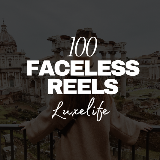 150 Luxury Faceless Reels Bundle for Stylish Branding & Creative Marketing