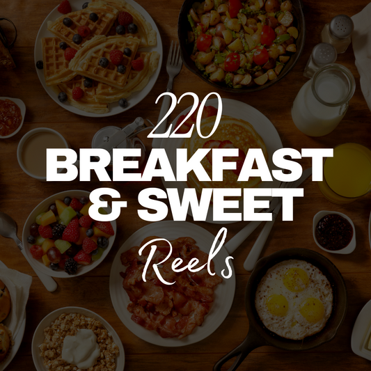 220+ Breakfast & Sweet Video Templates for TikTok and Instagram - Delicious Desserts & Morning Meals!