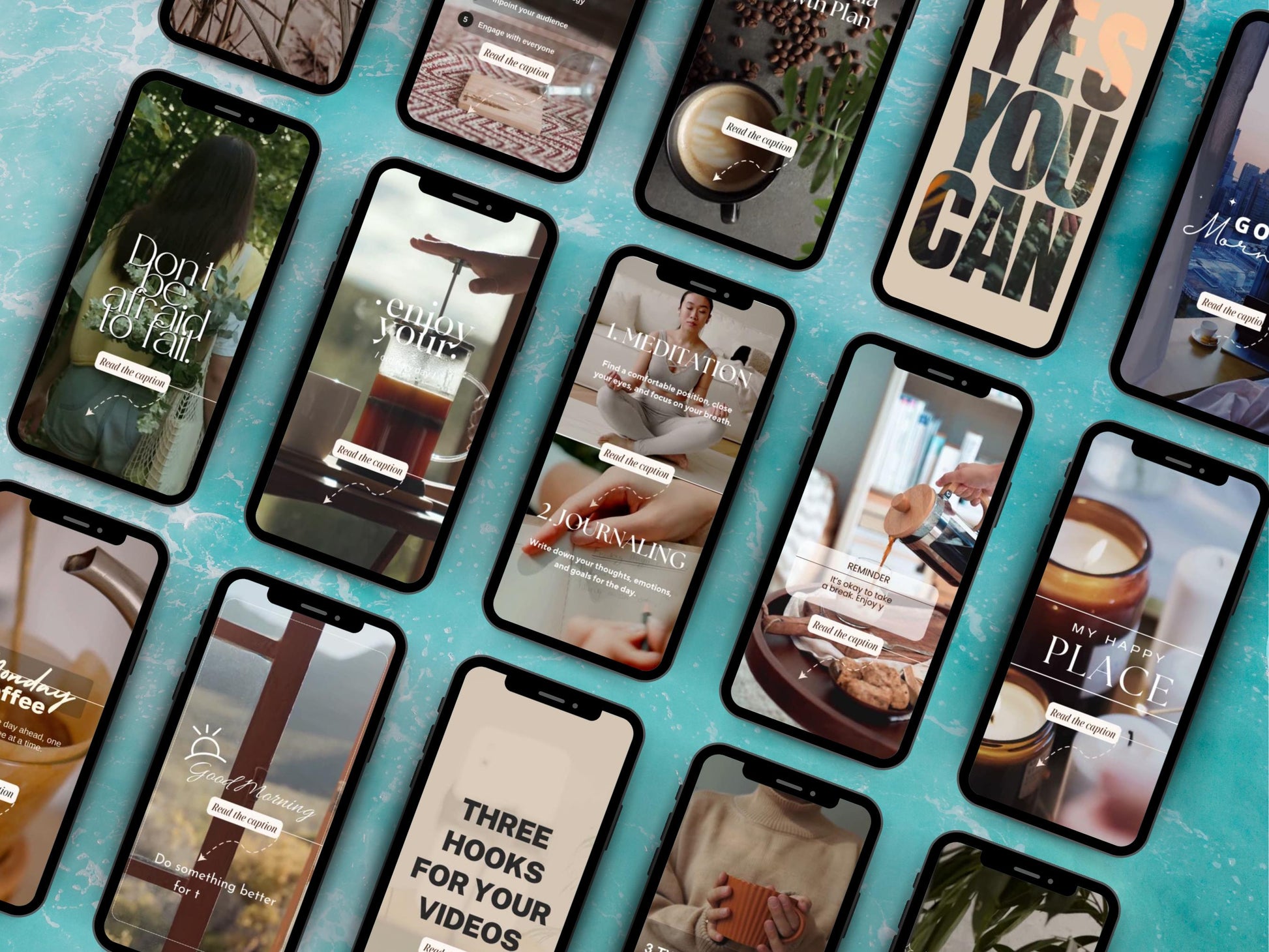 100+ Faceless Reels with Hooks Bundle - MRR and PLR for Instagram, TikTok and Social Media Marketing Content