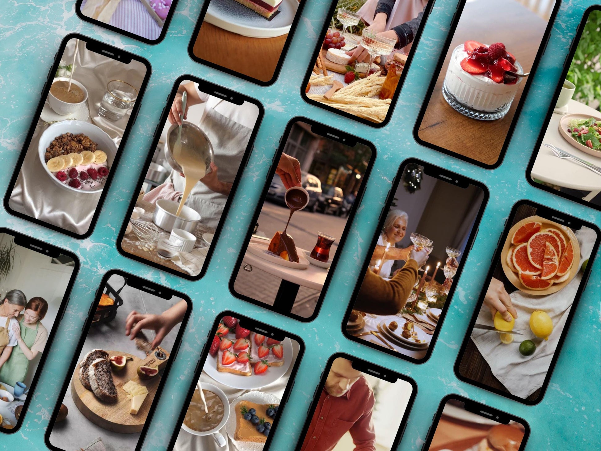 100 Faceless Food Reels Cooking Recipes Creative Engaging and Easy-to-Edit Food Videos for Instagram Templates Aesthetic Boost Engagement