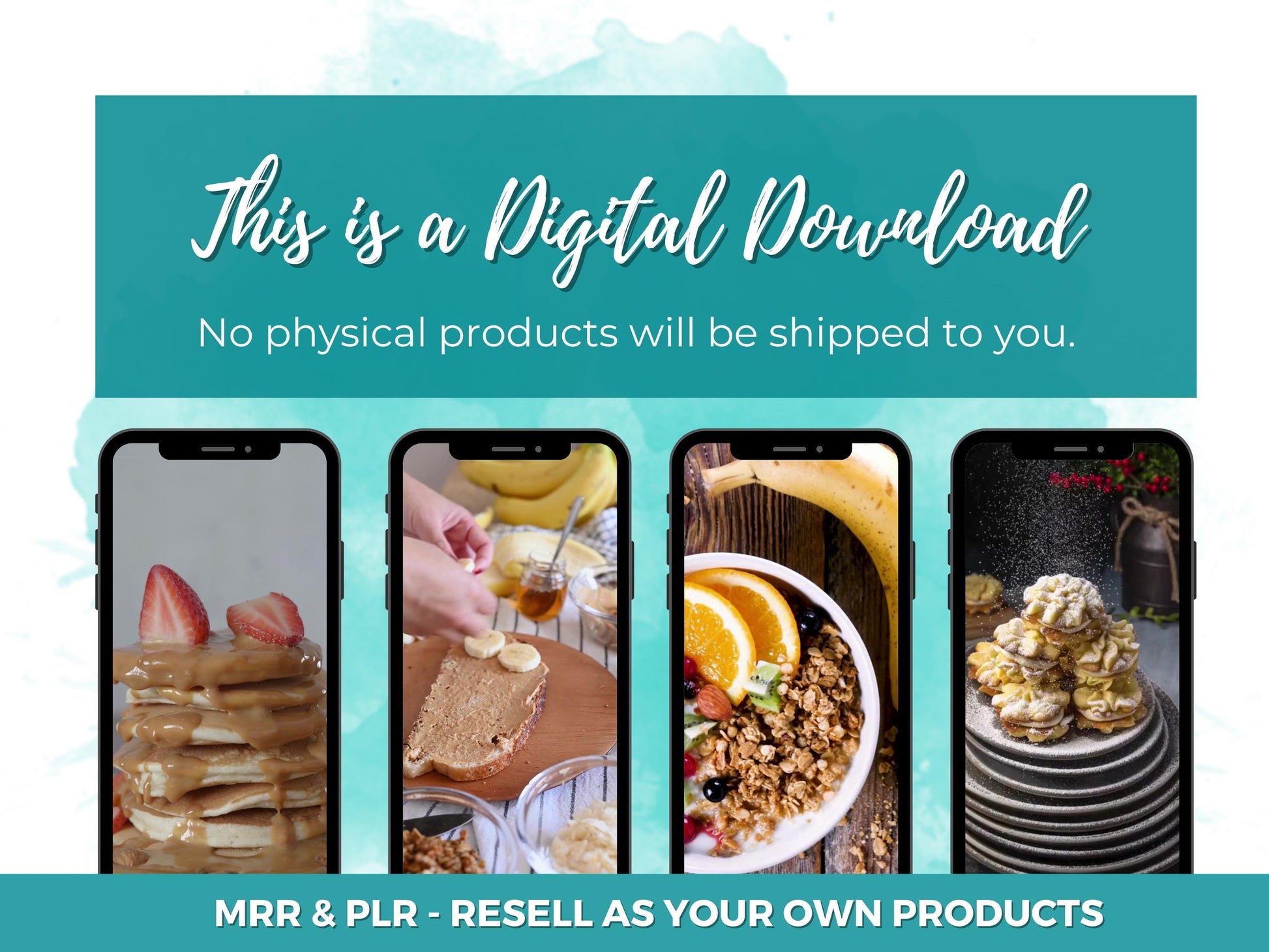 220+ Breakfast & Sweets Reels | Vertical Food Video Templates | Canva Editable | Dessert and Morning Meals for TikTok and Instagram